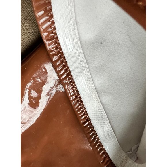 STEVE MADDEN Victorinikto brown patent thigh high boots size 7 - Picture 10 of 11